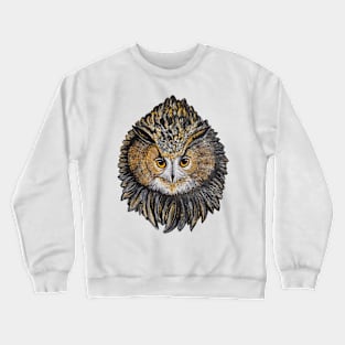 Majestic Night Bird - Eagle Owl Crewneck Sweatshirt